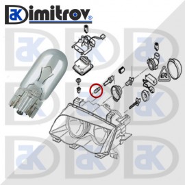 Крушка W5W 5W 12V W2,1x9,5D